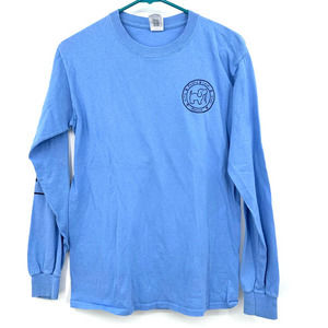 Puppie Love size Small long sleeve t-shirt carolina‎ blue Puparoo